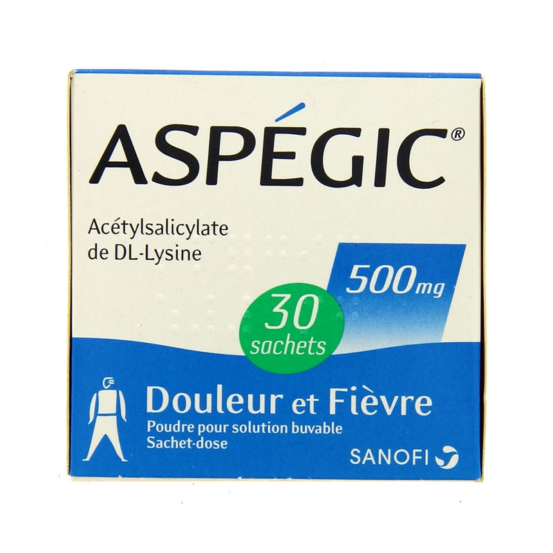 Buy Aspegic 500mg 30 sachets online in the US pharmacy.