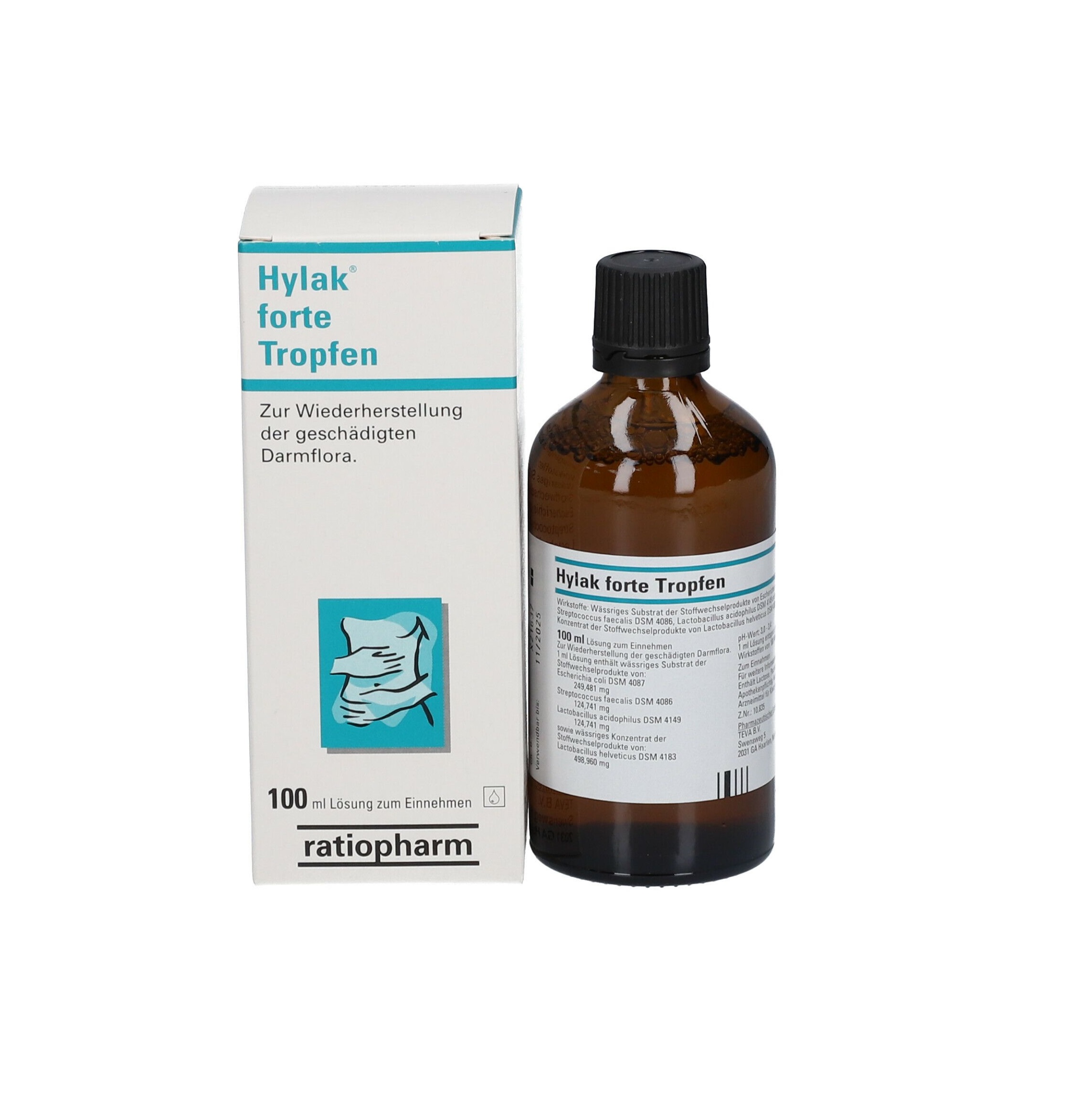Buy Hylak Forte drops online in the US pharmacy. Treatment of: constipation, gas, bloating, nausea, headache, fatigue and more due to bacterial imbalance (dysbiosis).
