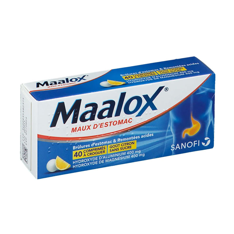 Buy Maalox Chewable Tablets Lemon Flavor Sugar-Free online in the US pharmacy.