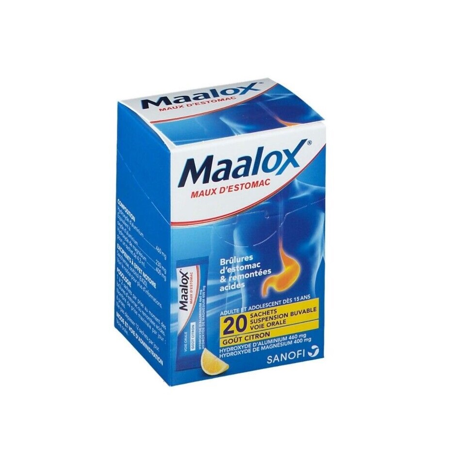Buy Maalox Drinkable solution Lemon Flavor online in the US pharmacy.